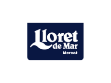 Logo del Mercat Municipal de Lloret de Mar, cliente de ICA-Grupo, en proyectos de arquitectura comercial.